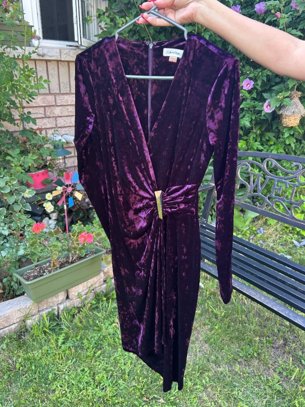 Calvin Klein Velvet Dress